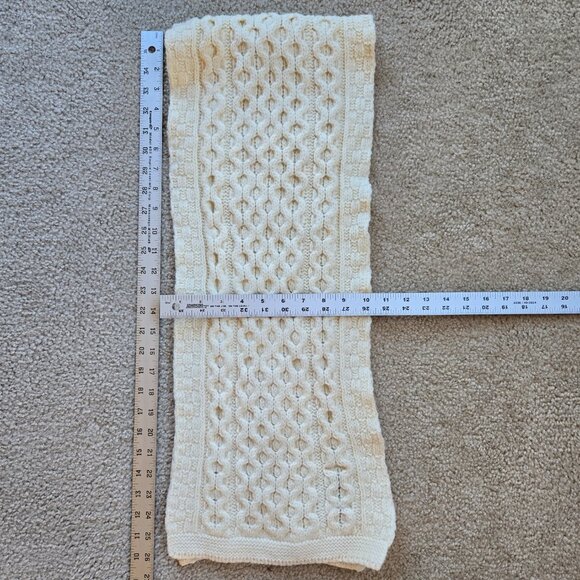 Ox Mountain Wear Merino Wool Scarf Honeycomb Design - Picture 5 of 6